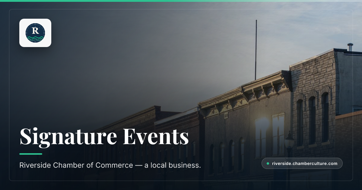 Signature Events · Riverside Chamber of Commerce